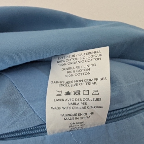 Frank & Oak Powder Blue Square Neck Cotton Tank - Picture 10 of 10